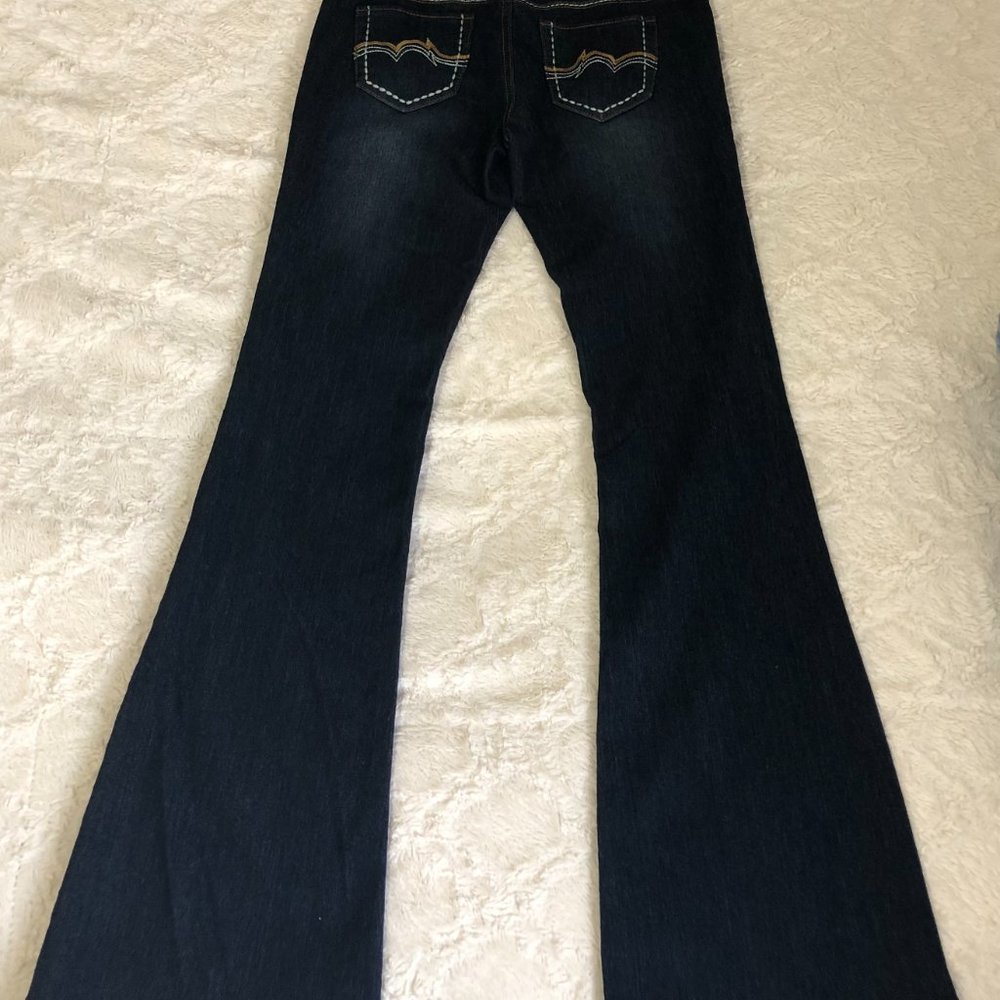 Low Rise Boot Cut Jeans - Picture 2 of 4